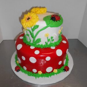 Lady Bug Flowers Children's Birthday Cakes Santa Clarita