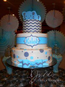 Elephant Baby Celebration Cake Santa Clarita