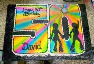 Disco Adult and Teen Birthday Cakes