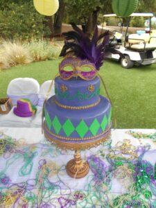 Mardi Gras Cake Adult and Teen Birthday Cakes