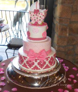 Girls Baby Stroller Baby Celebration Cake Santa Clarita