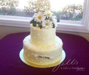 Flower Anniversary Cake Santa Clarita