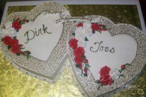 Heart Shaped Anniversary Cake Santa Clarita