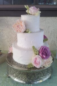 Basic Wedding Cakes Santa Clarita Flowers