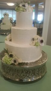 Basic Wedding Cakes Santa Clarita Tiered Polka Dot