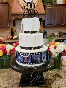 Film Wrapped Cake Adult and Teen Birthday Cakes