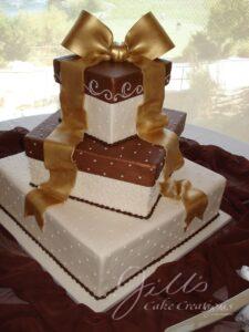 Gift Box Themed Anniversary Cake Santa Clarita