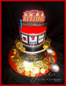 Casino Slot Machine Cake Adult and Teen Birthday Cakes