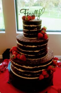 Basic Wedding Cakes Santa Clarita Naked Strawberries and Chocolate