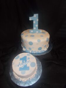 Polka Dot 1st Birthday Cake Children's Birthday Cakes Santa Clarita