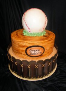 Baseball Slugger Baby Celebration Cake Santa Clarita