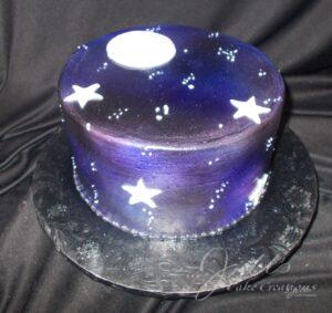 Night Time Stars Classic Cake