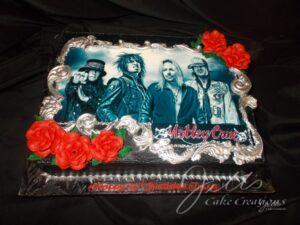 Motley Crue Adult and Teen Birthday Cakes