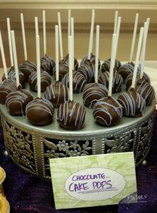 chocolate cake pops