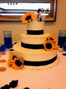 Basic Wedding Cakes Santa Clarita Sunflower