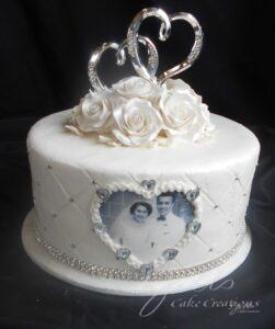 Wedding Photo Anniversary Cake Santa Clarita