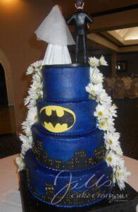 Custom Wedding Cakes Santa Clarita Batman Gotham City Daisy