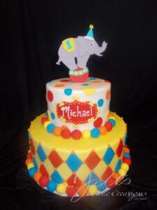 Elephant Circus Children's Birthday Cakes Santa Clarita